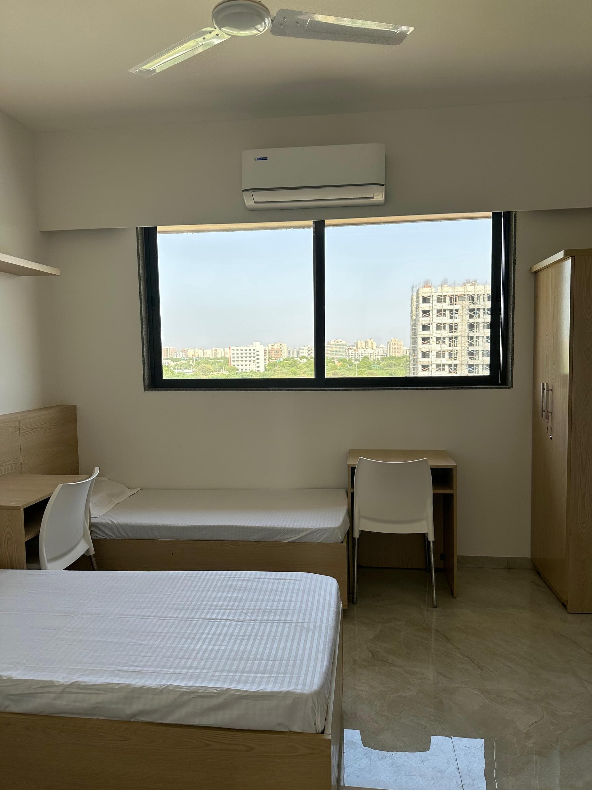 Iris Room 2 at Unoloft PG near Nirma University Ahmedabad